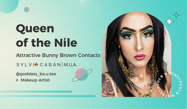 Queen of the Nile: Attractive Bunny Brown Contacts