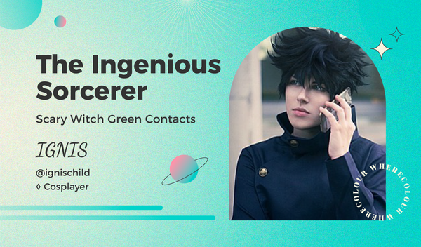 The Ingenious Sorcerer: Scary Witch Green Contacts
