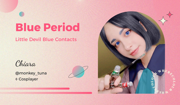 Blue Period: Little Devil Blue Contacts