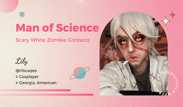 Man of Science: Scary White Zombie Contacts