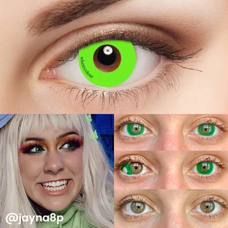 Pure Grass Green Contacts