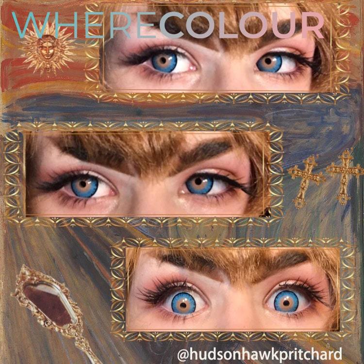Exotic  Alien Blue Plano Contacts