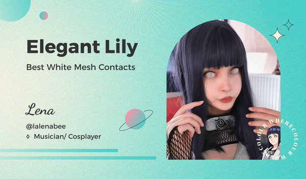 Elegant Lily: Best White Mesh Contacts