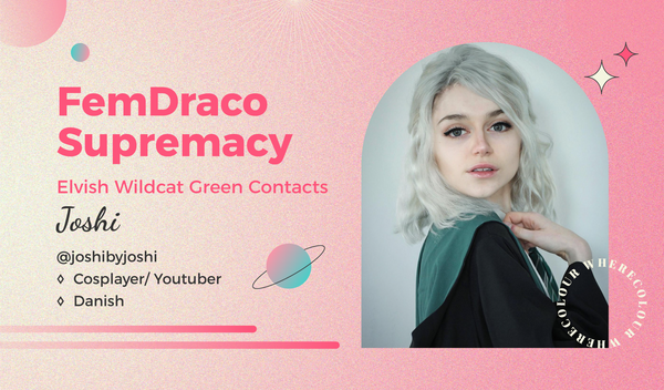 FemDraco Supremacy: Elvish Wildcat Green Contacts
