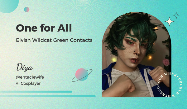 One for All: Elvish Wildcat Green Contacts