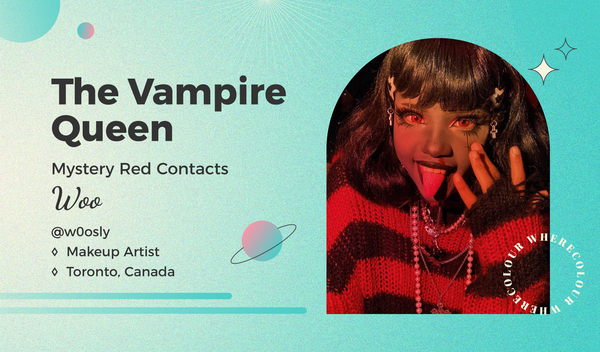 The Vampire Queen: Mystery Red Contacts