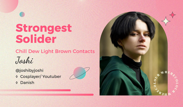Strongest Solider: Chill Dew Light Brown Contacts