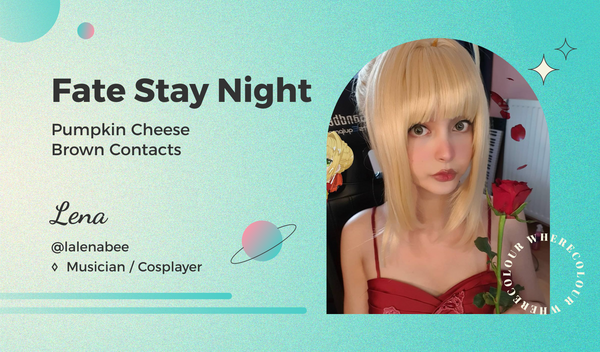 Fate Stay Night: Pumpkin Cheese Brown Contacts