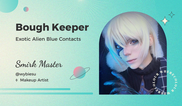 Bough Keeper: Exotic Alien Blue Contacts
