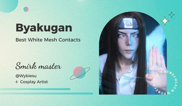 Byakugan： Best White Mesh Contacts