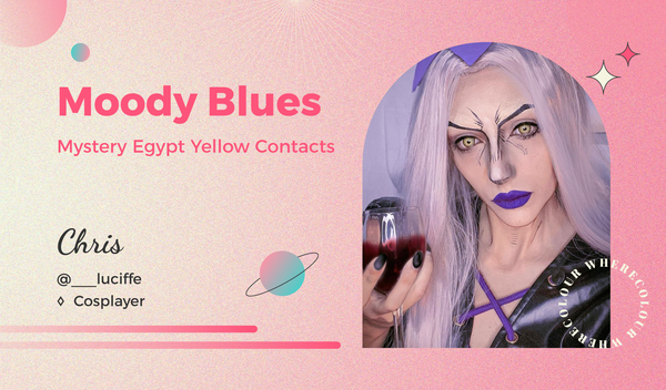 Moody Blues: Mystery Egypt Yellow Contacts