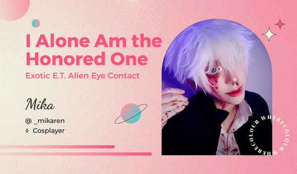 I Alone Am the Honored One: Exotic E.T. Alien Eye Contacts