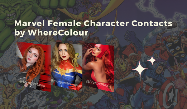 Marvel Female Character Contacts by WhereColour