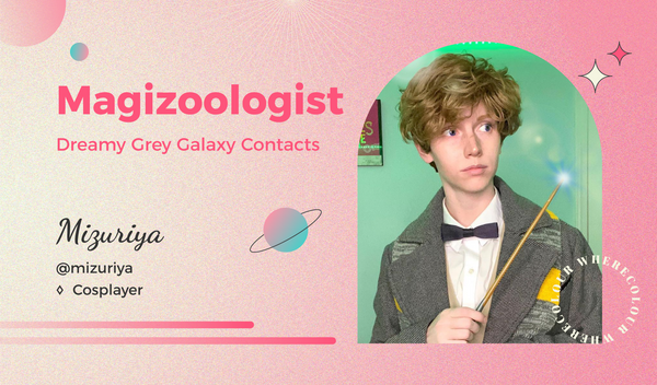 Magizoologist: Dreamy Grey Galaxy Contacts