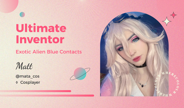Ultimate Inventor: Exotic Alien Blue Contacts