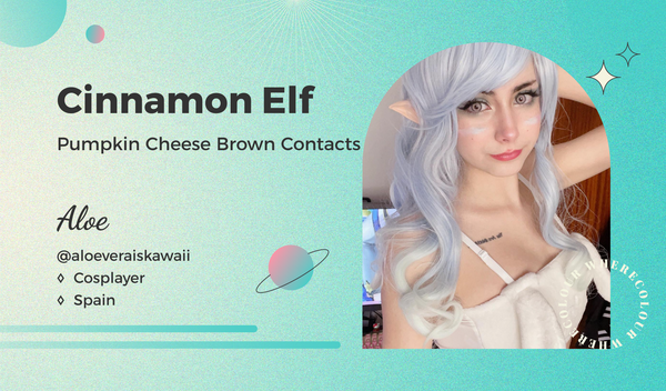 Cinnamon Elf: Pumpkin Cheese Brown Contacts
