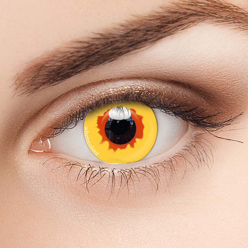 Wild Fire Yellow Contacts