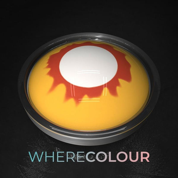 Wild Fire Yellow Plano Contacts