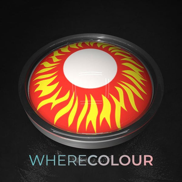 Wild Fire Red Plano Contacts