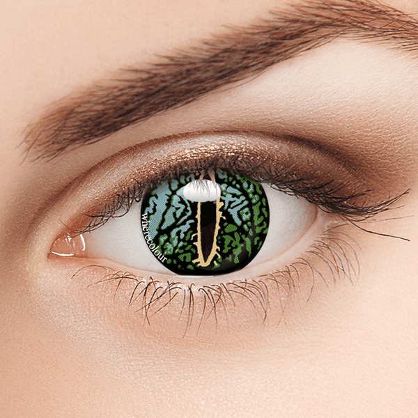 Dragon Eye Plano Contacts- Vivid Dragon Eye Green Plano Contacts