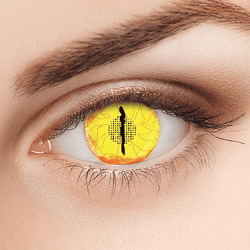 Dragon Eye Plano Contacts- Vivid Dragon Eye Yellow Plano Contacts