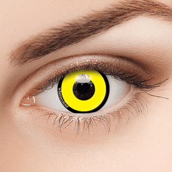 Lollipop Bright Yellow Plano Contacts