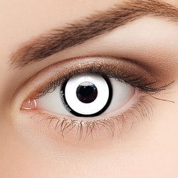 Cool Zombie Black-White Plano Contacts