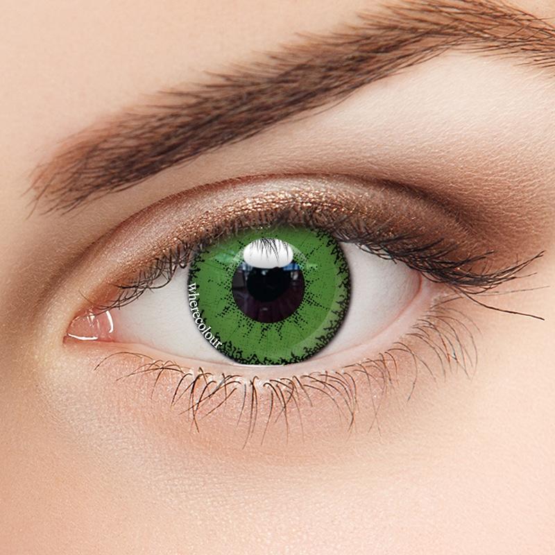 Scary Witch Green Contacts
